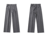 suit pant men korean streetwear fashion loose casual plus size straight suit pant office man commuter pants trousers unique default style 2238
