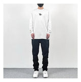 original tie dyed ripped flared denim jean for men streetwear washed hole casual stacked jeans pants mens slim fit jeans 2023 unique jeans style 3724