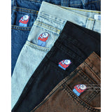 y2k gothic polar big boy baggy jeans cartoon embroidery streetwear mens womens fashion denim pants hot sell wide leg trouser unique jeans style 4852