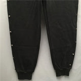 high new novelty luxury men 2022 classic full metal rivets pockets comfortable cotton parkour sweat casual pants sweatpants d50 unique joggers style 4414