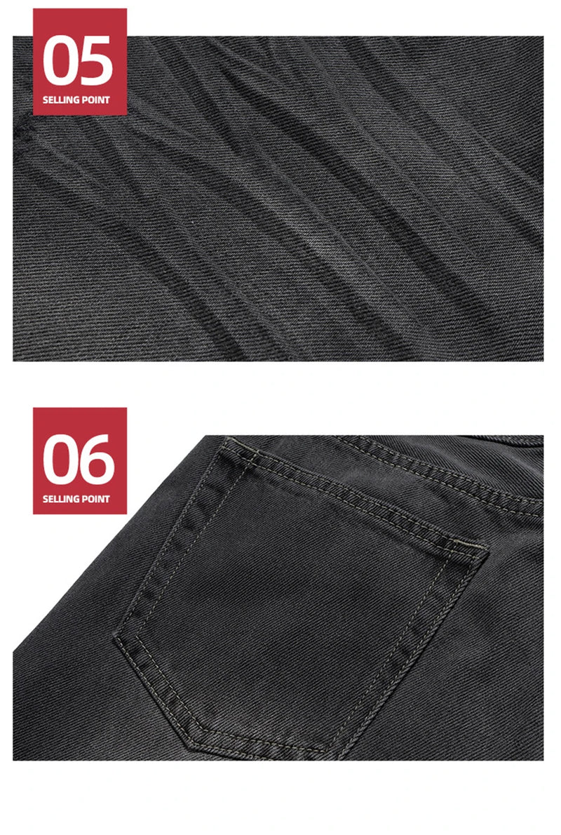 mens black slim flared jeans hi street fashion luxury designer jeans trousers male denim pants unique jeans style 5546