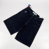 Wexwear Embroidery Shorts Skateboarding New Y2k Jeans Denim Baggy Harajuku Gym Basketball Shorts Men Letter Graphic Streetwear