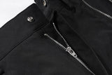 fashion zipper open waist pants with side pockets cargo pants trousers streetwear hip hop military casual pants joggers men unique joggers style 983