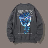 Spring Autumn Long Sleeve Mens Hoodies Korean Fashion Streetweat Print