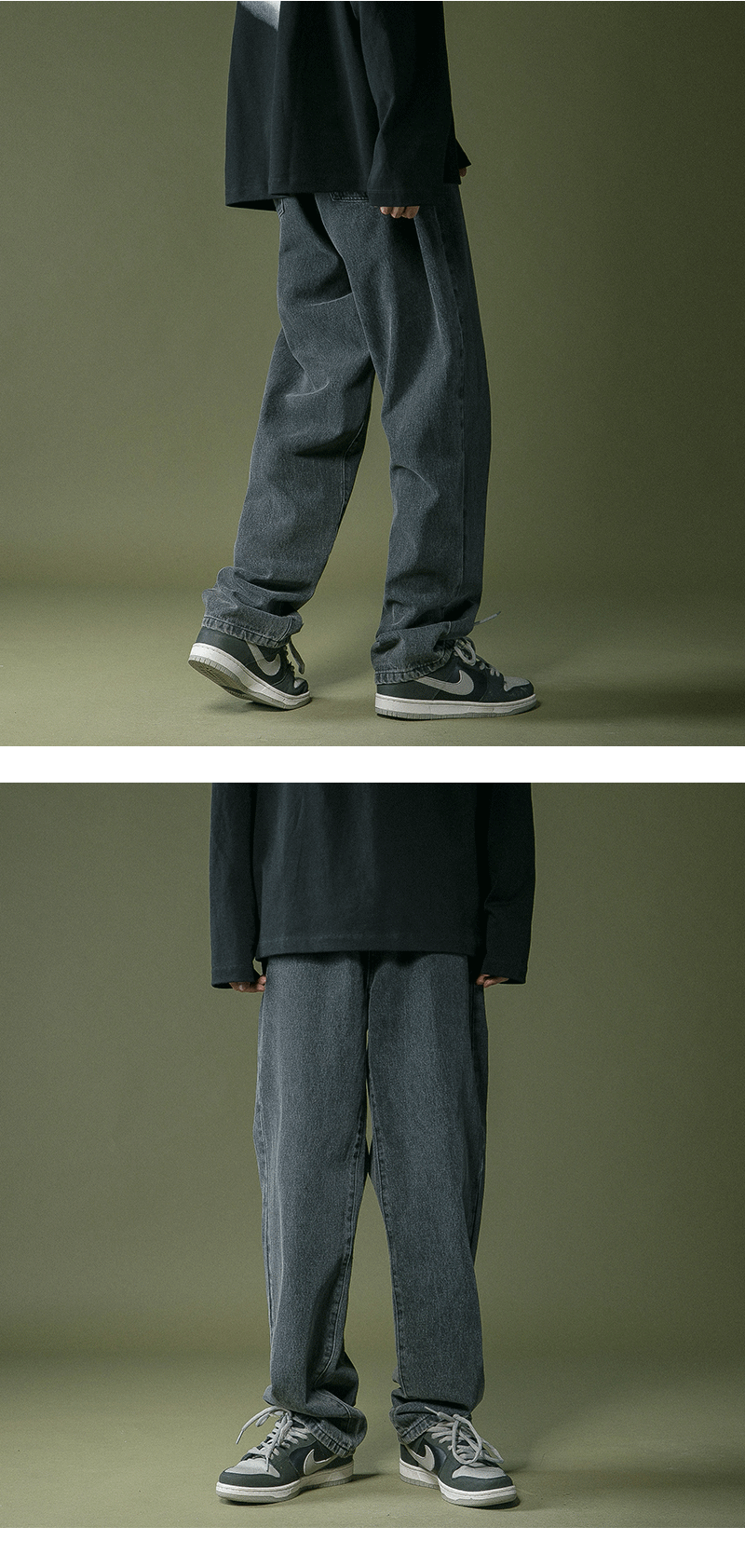 lappster men black baggy jeans streetwear 2023 harajuku casual straight pants male loose streetwear white graphic denim pants unique jeans style 2579