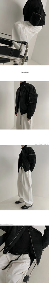 Winter Vintage Suede Jacket Cotton-padded Jacket Men's Korean-style Loose Cotton-padded Coat Winter Thickened Cotton-padded Coat