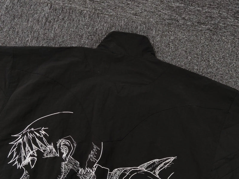 New Men Undercover Embroidery Parka noctilucent Track Zipper Casual Mess Windbreaker Hoody Trench Jackets Coat size 2 3 4 5 R089
