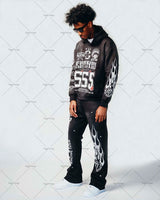 Y2K High Street Clothing Oversized Pullover Sweatshirt Mens 2023 Sprin