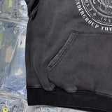 Occult-inspired hoodie with dark celestial symbols