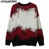 fire graphic sweater, 2025 fashion trend, cozy fashion fit, stylish street outfit, modern aesthetic appeal