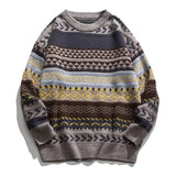 Double-Layer Urban Jumper | Trendy Knit Sweater for Cold Seasons