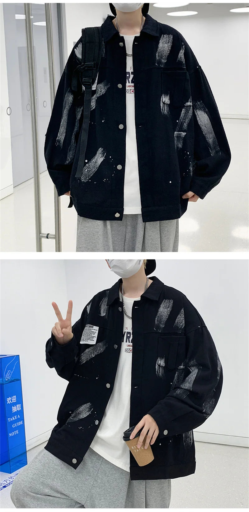 techwear bomber jacket, urban fit, men's streetwear fashion, trendy oversized fit, urban techwear design, modern hip hop styl