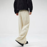wide leg casual suit pants men japanese korean streetwear fashion loose cleanfit suit baggy pants cityboy long trousers relaxed fit trousers