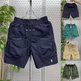 cargo shorts mens summer thin loose multi pockets fifth pants quick dry shorts male 2024 summer men bermuda shorts korean fashi utility cargo pants