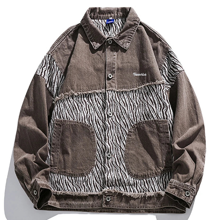 Streetwear hooded oversized parka high fashion vintage