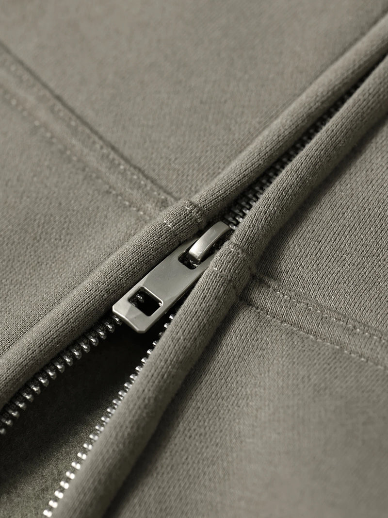 sadcore barcode glitch featuring oversized zip up hoodies kanye autumn and winter double zippered men cardigan hoody streetwear hooded casual female sweatshirt