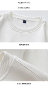 Oversized Loose Printed Sweatshirt Autumn Mens Korean High Quality Top