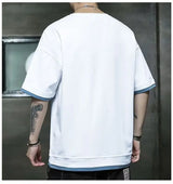 Glitchcore Chrome logo – Hot Summer Mens T Shirt Korean Version Of Harajuku High Stre