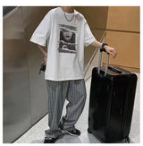 Cyberpunk Oversized shirt – Beautiful Women Graphic Print T Shirts Mens Creativity Cotto