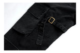 mens hip hip pants retro cargo pant streetwear side pockets bottom zipper harajuku joggers casual loose straight cotton trousers unique joggers style 3840