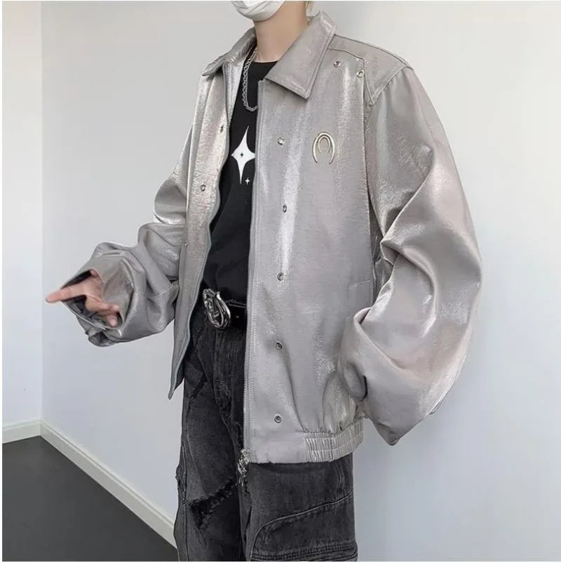 minimalist streetwear jacket, bold fashion piece, aesthetic