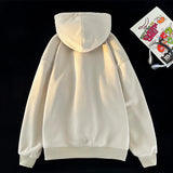 2024 Spring Half Zip Large Size Hooded Sweatshirts Korean Mens Pullove