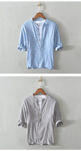 Cyberpunk Broken heart – Cotton Linen T Shirt Men Women 2023 Spring Summer New Khaki