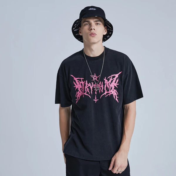 Trapwear Shirt – Rainbowtouches Punk T Shirt 2022 Half Sleeveunisex High Stre – Modern Streetwear for Everyone
