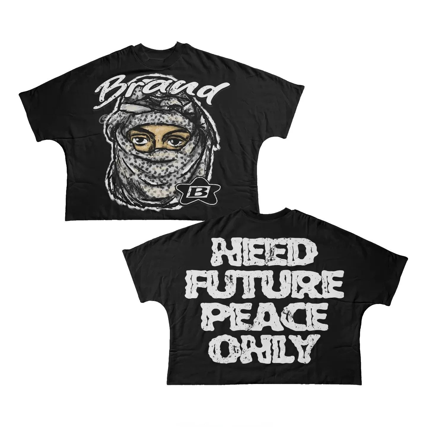 harajuku oversized shirt with pastel glitchcore flame overlay