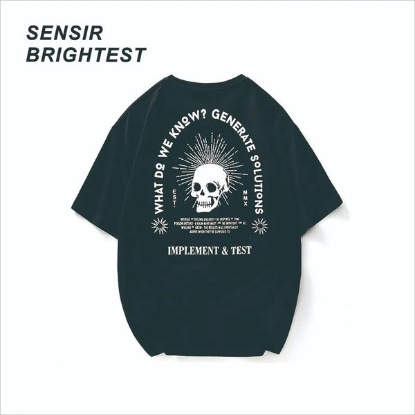 Trapwear Tribal flame – Sensir 2022 Spring Summer Street Knit Shirt Mens And Womens