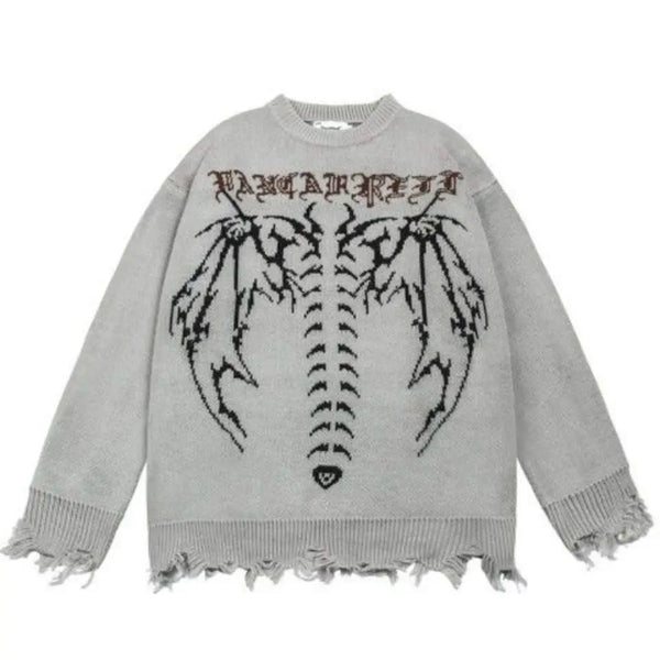 varsity knit sweater with retro streetwear styling for fall and winter outfits, ideal for men’s fashion and seasonal streetwe