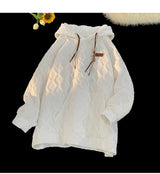 2024 New Mens Hoodie Fashion Korean Casual Loose Hooded Shirt Large Si