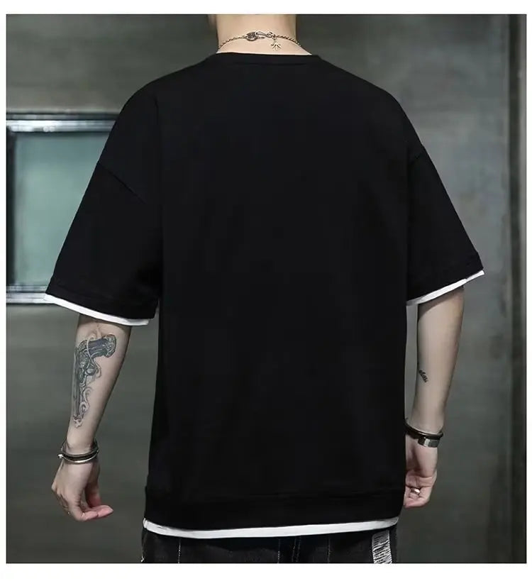 Y2k Aesthetic piece – New Mens Harajuku T Shirt Japan Graphic Hot Sale Cartoon Cas