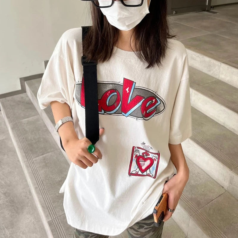 Vaporwave Streetwear – New Saint T Shirts Men Woman High Quality Casual Loose Angel – Urban Streetwear for Men & Women
