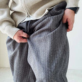 mens pants thick woolen casual pants autumn streetwear fashion personality versatile trend comfort wide leg pants mens clothing unique default style 175