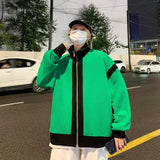 grunge street bomber, modern fit for men, oversized fit