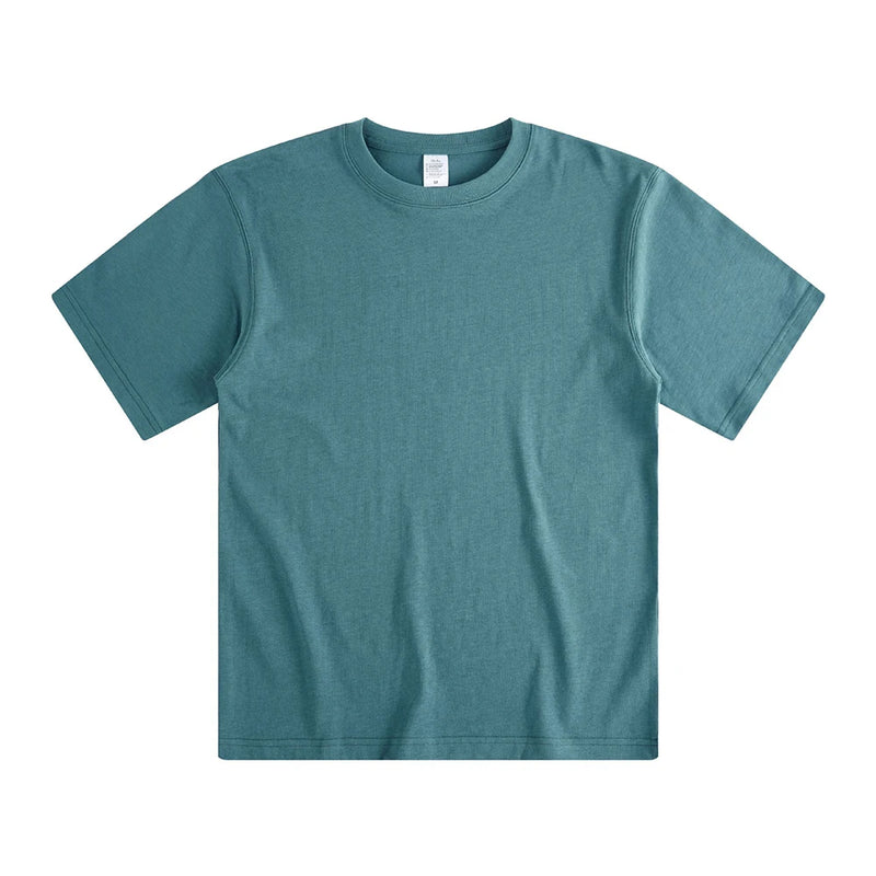 Harajuku Aesthetic piece – Amekaji Vintage T Shirt Men 2023 Summer New Combed Cotton Ro