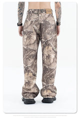2024AW dry wood camo jeans