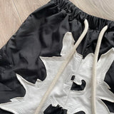 New 2023 Novelty High Comfortable Billionaire Embroidery Skateboard Street Cotton Casual Shorts Kanye Hip-hop Parkour #530