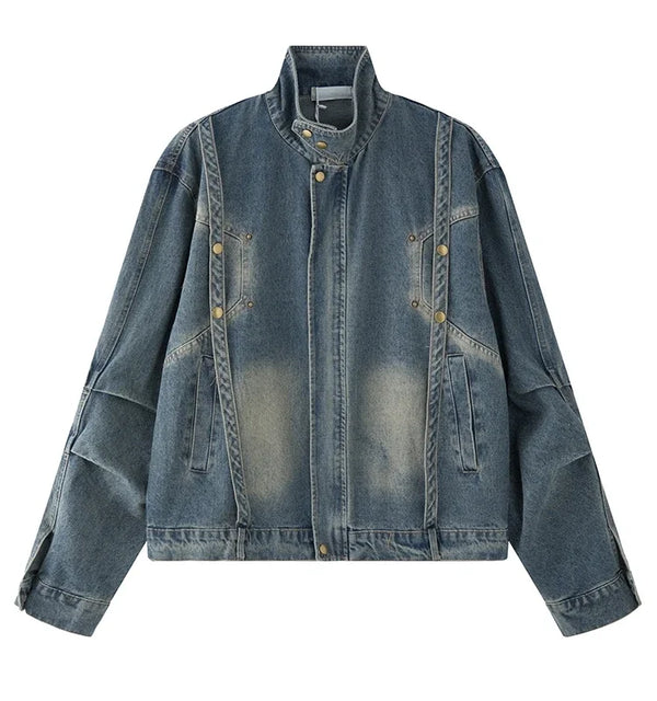 panel varsity outerwear, 2025 trend, for men, fall streetwear outfit, oversized style, layered fashion, modern aesthetic, graphic detail