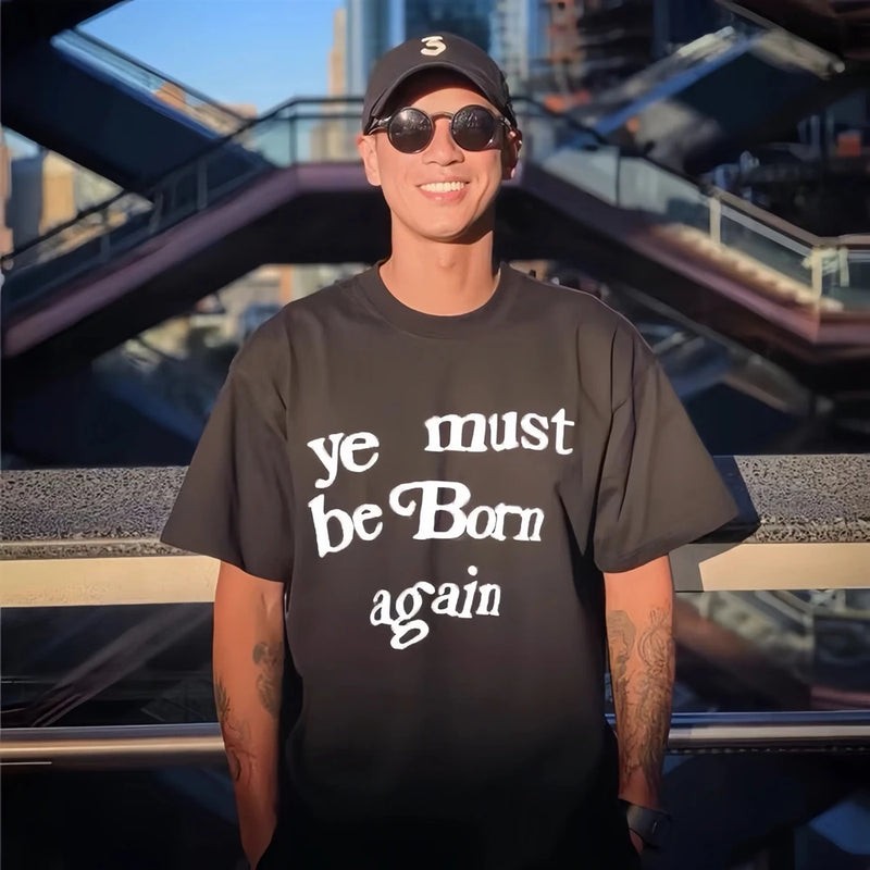 Sadcore Crying angel – Frog Drift Ye Must Be Born Again Kanye Streetwear Foaming Pr