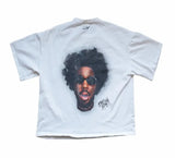 Anime Vintage print – Summer New Portrait Pattern Gothic Trend Oversized T Shirt M