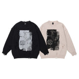 "Sliver Heart" Unisex Men Women Streetwear Graphic Sweater Daulet Apparel