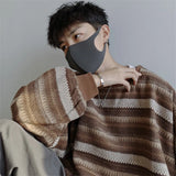 varsity graphic knit, unisex street look, trendy streetwear apparel for men and women