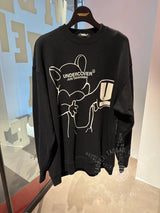 Y2K chrome print featuring streetwear solid color ninja zipper hoodies mens fleece turtleneck cardigan outdoor oversized hoody plus velvet charge coat