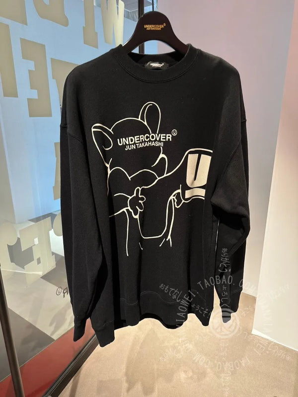 Y2K chrome print featuring streetwear solid color ninja zipper hoodies mens fleece turtleneck cardigan outdoor oversized hoody plus velvet charge coat