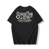 Gothic Crying angel – Vintage Amekaji Letter Printed T Shirt Men 2022 Spring Summe