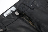 harajuku black jeans mens vibe waxed casual trousers straight pockets oversized pencil pants loose hip hop mens pants unique jeans style 4463
