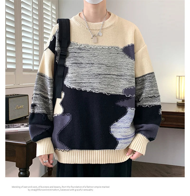 layered flame street pullover, daily style staple, y2k flame pullover top for edgy winter outfits