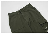 hip hip pants men bottom zipper cargo pants streetwear side pockets harajuku joggers unisex baggy loose straight cotton trousers unique joggers style 3236